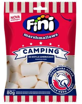 Imagem de MARSHMALLOW CAMPING 80G - 01 UNIDADE